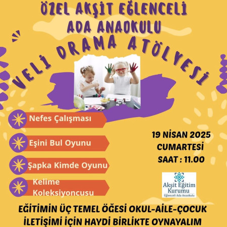 Veli Drama Atölyesi Etkinliğimiz!