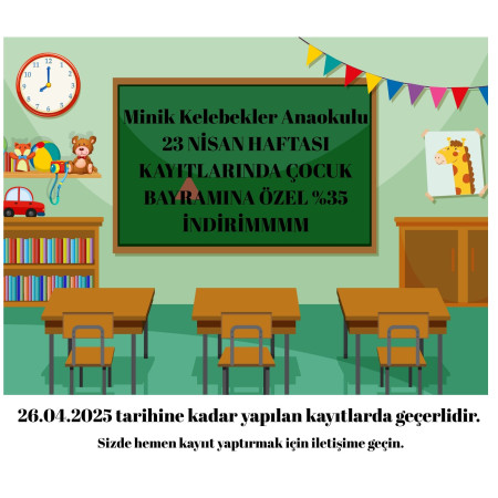 ÇOCUK BAYRAMI İNDİRİMİ