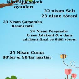 23 NİSAN PROGRAMI
