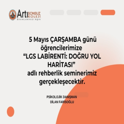 "LGS Labirenti: Doğru Yol Haritası" Rehberlik Semineri!