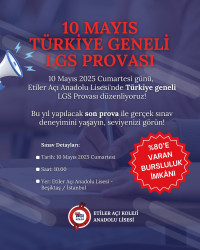 Türkiye Geneli LGS Provası - Son Fırsat!