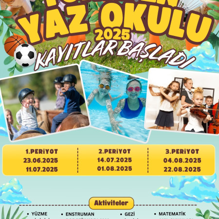 YAZ OKULU KAYITLARI BAŞLADI!