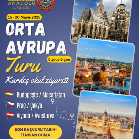 Bilgin Anadolu Lisesi Orta Avrupa Turu