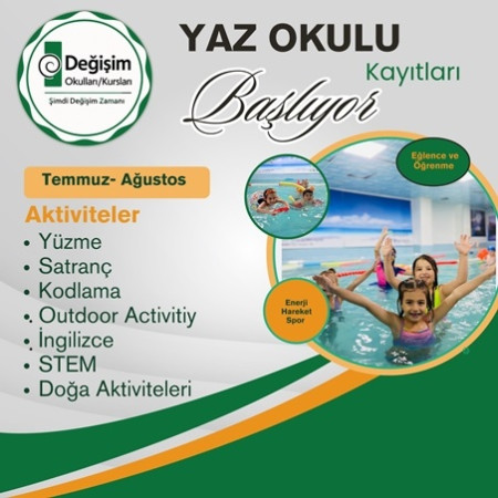 Yaz Okulu Kayıtları Başlıyor !