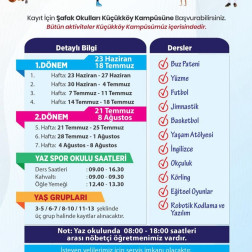 Yaz Spor Okulu Kayıtlarımız Başladı!