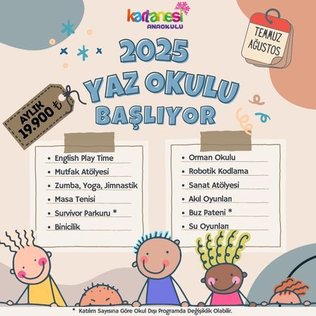 Eğlence ve Öğrenmenin Buluştuğu Yer: Kar Tanesi Yaz Okulu!