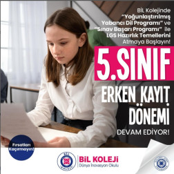 🎓 5. Sınıf Erken Kayıt Fırsatı