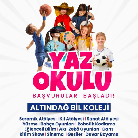 ALTINDAĞ BİL KOLEJİ YAZ OKULU BAŞVURULARI BAŞLADI