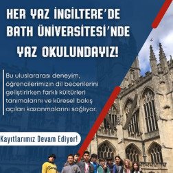 🌍 Her Yaz İngiltere'de, Bath Üniversitesi'nde Küresel Bir Eğitim!