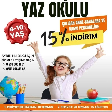 💼 Çalışan Ailelere ve Kamu Personeline Özel %15 İndirim! 🎁