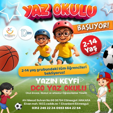 ☀️☀️ Dünya Teknopark Okullarında Yaz Okulu Başlıyor!