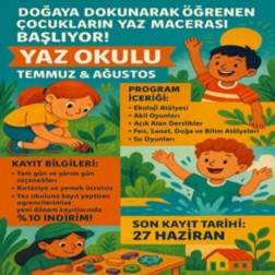 🌿 Doğayla İç İçe, Eğlence Dolu Bir Yaz Başlıyor! ☀️🎒