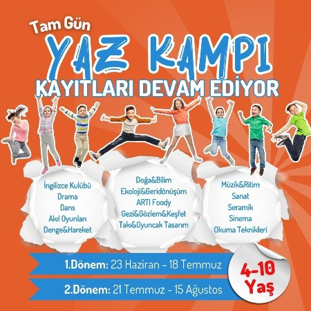 Yaz Kampı Kayıtları Devam Ediyor