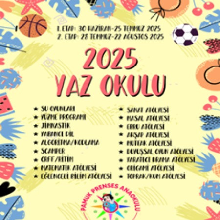 🌞 2025 Yaz Okulu Başlıyor! Eğlence, Öğrenme ve Keşif Dolu Bir Yaz Sizi Bekliyor 🎈