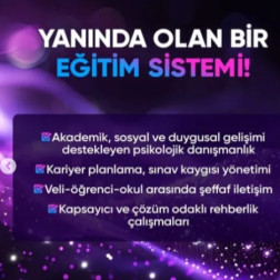 🤝 Öğrencinin Yanında Olan Gerçek Bir Eğitim Sistemi!