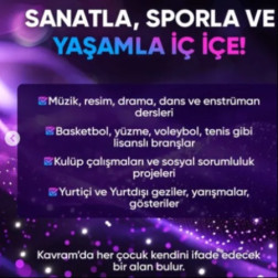 🎭 Sanatla, Sporla, Yaşamla İç İçe Bir Eğitim! 🏀🎨