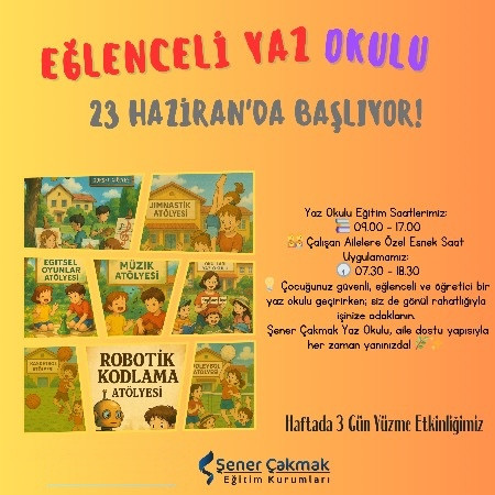 Yaz Okulu Başlıyor!