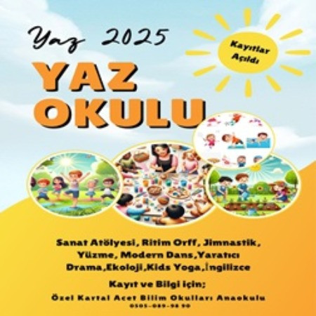 YAZ 2025 DOLU DOLU GELİYOR! 🌈 Yaz Okulu Kayıtlarımız Başladı!