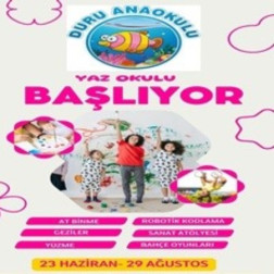 ☀️ Duru Anaokulu’nda Yaz Okulu Başlıyor!