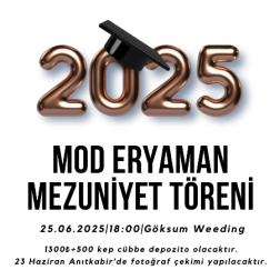 2025 MOD ERYAMAN MEZUNİYET TÖRENİ