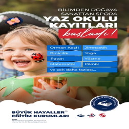 Yaz Okulu Kayıtlarımız Başladı!