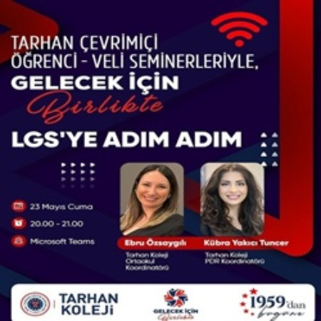 🎯 “Gelecek İçin Birlikte” Çevrimiçi Öğrenci - Veli Seminerlerimiz Devam Ediyor!