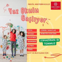 🎉 Yaz Tatilinde Dolu Dolu Bir Program Mektebim’de!