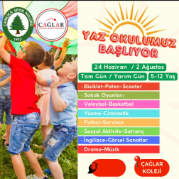 🎉 Çamlıca Çağlar Koleji Yaz Okulu Başlıyor! ☀️