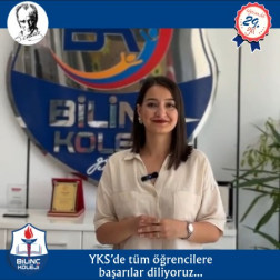 YKS’de Tüm Öğrencilere Başarılar Diliyoruz
