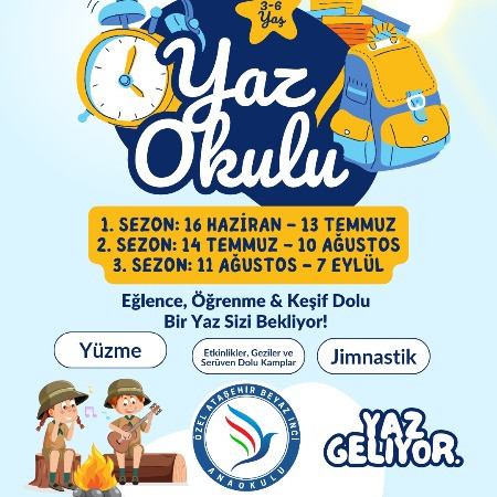 Yaz Okulumuz Başlıyor.