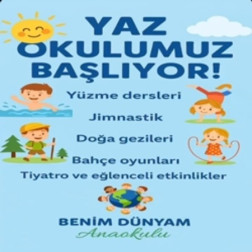 🌞 Yaz Okulu Başlıyor! Eğlence ve Öğrenme Bir Arada! 🌈