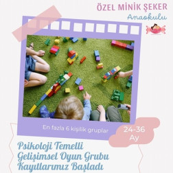 Psikoloji Temelli Oyun Grubu (24-36 Ay)