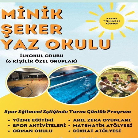 🌞 Minik Şeker Yaz Okulu - İlkokul Grubu (7 Temmuz - 29 Ağustos)