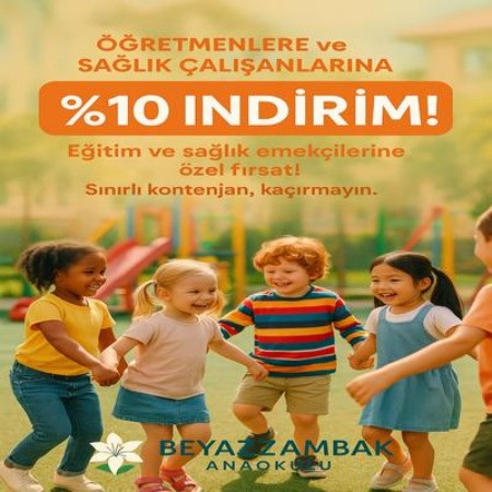 SAĞLIK ÇALIŞANLARINE VE ÖĞRETMENLERE ÖZEL % 15 İNDİRİM