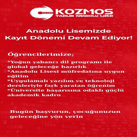 Anadolu Lisemizde Kayıtlar Devam Ediyor!
