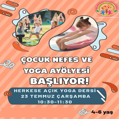 Çocuk Nefes ve Yoga Atölyesi Başlıyor! 🌸🧘♂️