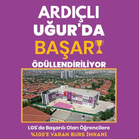 ARDIÇLI UĞUR OKULLARINDA BAŞARI ÖDÜLLENDİRİLİYOR