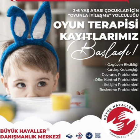 Oyun Terapisi Kayıtlarımız Başladı!