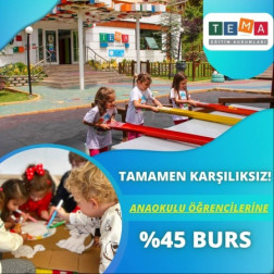 TEMA ANAOKULUNDA BURS KAMPANYASI