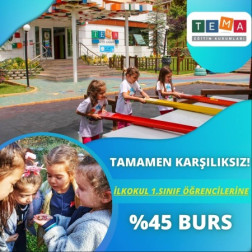 TEMA İLKOKULUNDA BURS KAMPANYASI