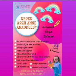 Neden Arzu Anne Anaokulu?