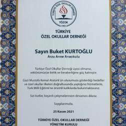 Türkiye Özel Okullar Derneği Üyesiyiz!