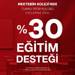 Tunalı Spor Kulübü Üyelerine Özel Eğitim Desteği!