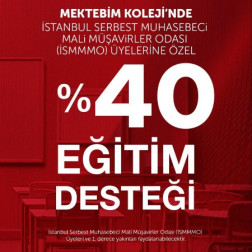 İSMMMO Üyelerine Özel Eğitim Desteği!