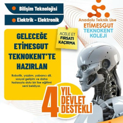 Geleceğe Etimesgut Teknokent Koleji’nde Hazırlan! 📍 Anadolu Teknik Lise | 4 Yıl Devlet Destekli