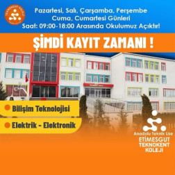 Etimesgut Teknokent Koleji Koleji’nde Geleceğe Adım Atın!