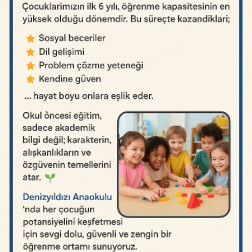 OKUL ÖNCESİ EĞİTİMİN ÖNEMİ