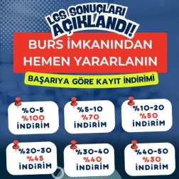 LGS Başarına Göre Burs İmkanı!