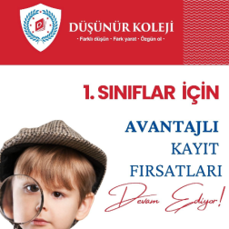 1. Sınıflar İçin Avantajlı Kayıtlar Devam Ediyor!
