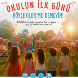 Okulun ilk günü şenlik tadında!🎉